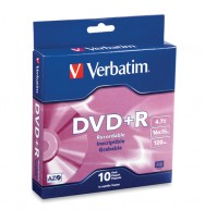 Dvd+r verbatim 120min 8x 4.7gb spindle 10
