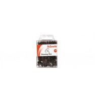 Drawing pins esselte black pk100