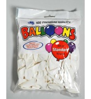 Balloons alpen 100's (30cm) white