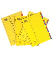 Dividers bantex a4 bright 1-31