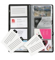 Business card holder marbig pocket indexed