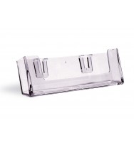 Business card holder esselte clip on clear
