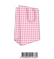 Bag gift ozcorp small gingham pink