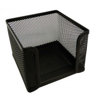Memo cube holder esselte metal mesh black