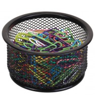 Paper clip holder esselte metal mesh black
