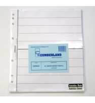 Bank note album refill 2 division