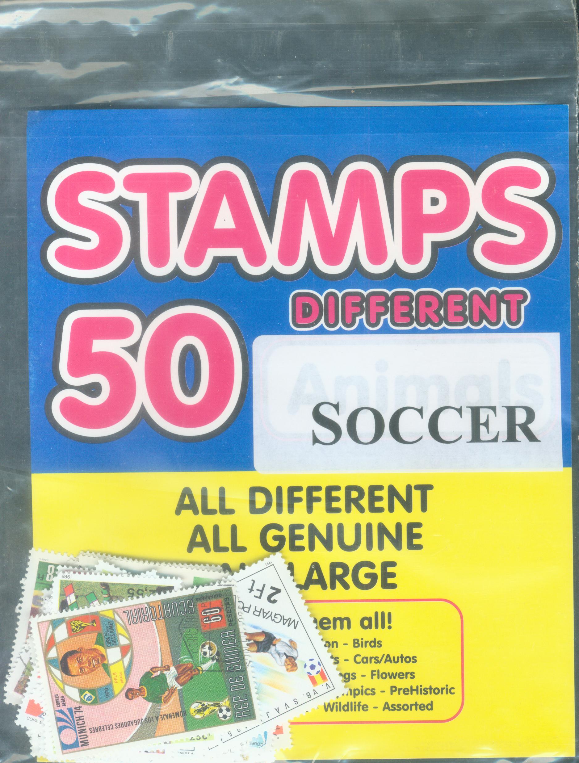 Stamps 50 assorted designs