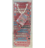 Bag gift bottle ozcorp pink birthday