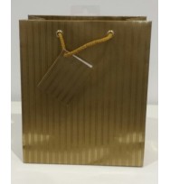 Bag gift medium ozcorp gold pinstripe