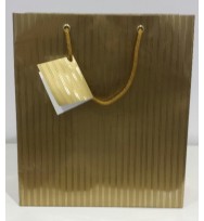 Bag gift large ozcorp gold pinstripe