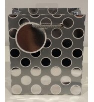 Bag gift small ozcorp silver dots