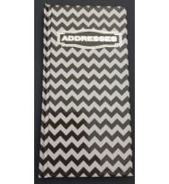 Address book ozcorp grey chevron slim