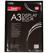 Display book jasart a3 black 20p