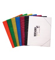 Document wallet f/mate a4 687 expanding vertical art green