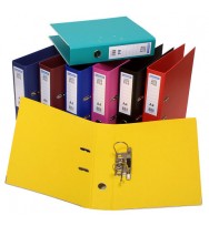 Lever arch file f/c beautone pvc assorted bx 20