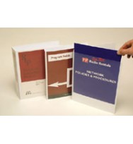 Binder insert 4d c/land polyprop a4 40mm white