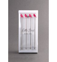 Gift drink stirrer little bird set4