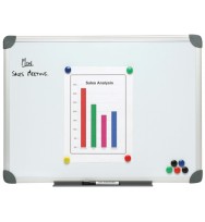 Whiteboard boone 600x900 magnetic alum