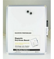 Whiteboard magnetic 335x431 with accessories