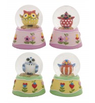 Gift gibson water ball bobbling owl