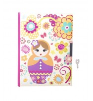 Gift diary lockable babushka