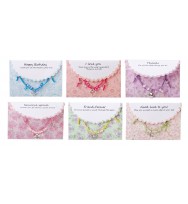 Gift sentiments bracelet assorted
