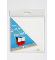 Label holder u-stik 75x150mm self adhesive pk 6