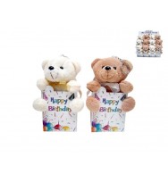 Gift bear in gift box with gift card in counter unit 12