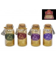 Gift 7cm lucky buddha wish jar 4 asst