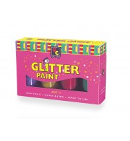 Paint set ec glitter assorted 4x100ml