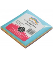 Craft paper rainbow squares 120's matt d/sided 127mm