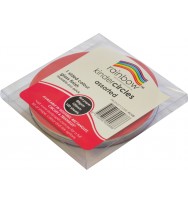 Craft paper rainbow circles 100's glossy 120mm