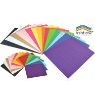 Craft board rainbow 500x700 corrugated asst pk15