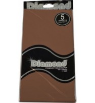 Tissue paper diamond 5 sheet chocolate brown 500 x 750mm pk 12