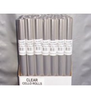 Cello roll clear 76cm x 5 metres(over wrapped & on core)