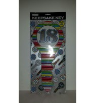 Birthday key ozcorp 18th rainbow