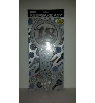 Birthday key ozcorp 18th silver stars