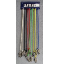 Whistles lanyard pk 12