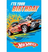 Card birthday value a200 boys hot wheels-pack of 10