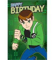 Card birthday value a200 boys ben 10-pack of 10