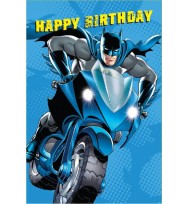 Card birthday value a200 boys batman-pack of 10