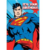 Card birthday value a200 boys superman-pack of 10