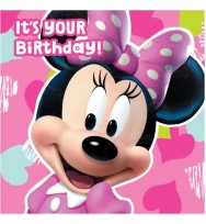 Card birthday value a300 girls minnie mouse-pack of 10
