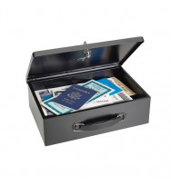 Box security steelmaster 320x205x100 fire retardant black