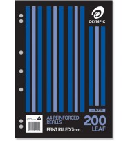 Binder refill olympic a4 7mm reinf pk200