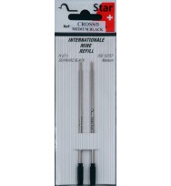 Refill pen star med black cross crd2