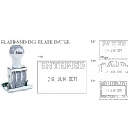 Date stamp shiny die plate dater s-69 received