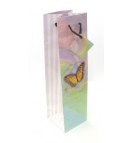 Gift bag wine bottle magic butterfly