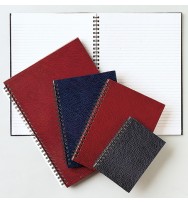 Note book jasart a6 twin wire blue