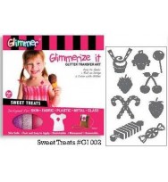Glitter transfer art glimmer sweet treats kit